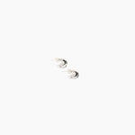 LO Collections Small Liquid Loop Earrings in Silver-Plated Brass Material...