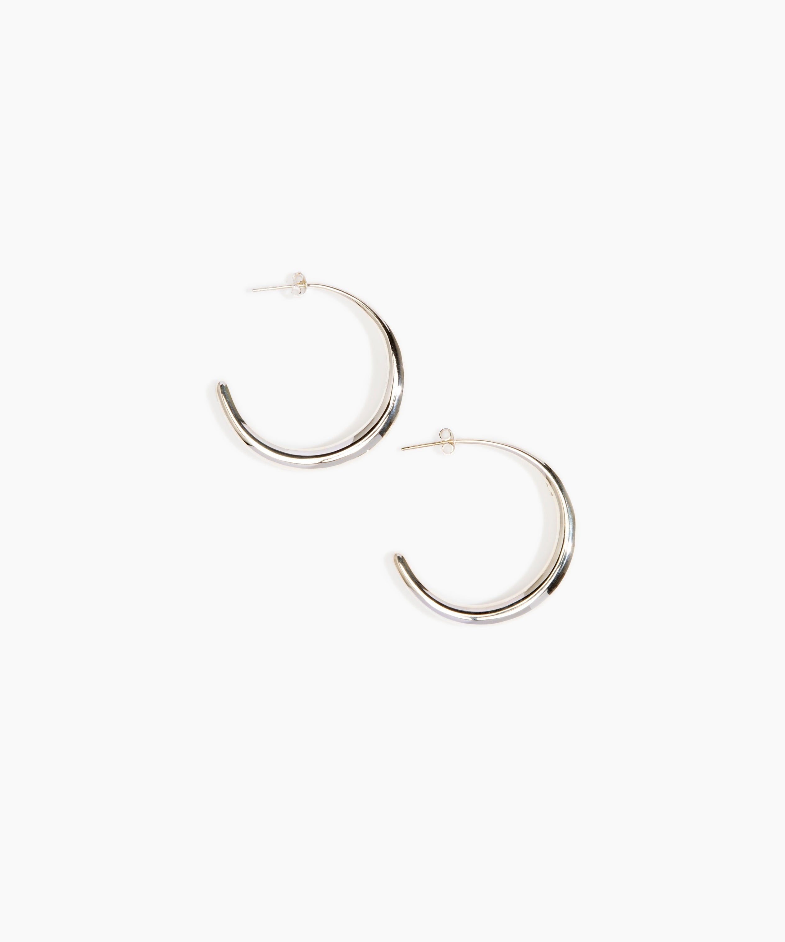 Large Liquid Hoop Earrings