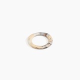 Dinosaur Designs Drift Wishbone Bangle in Sandy Pearl Colour resin with Wide Fit.