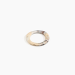 Dinosaur Designs Drift Wishbone Bangle in Sandy Pearl Colour resin with Wide Fit