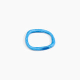 Dinosaur Designs Slate Bangle Bracelets in Sky color resin with Wide Fit