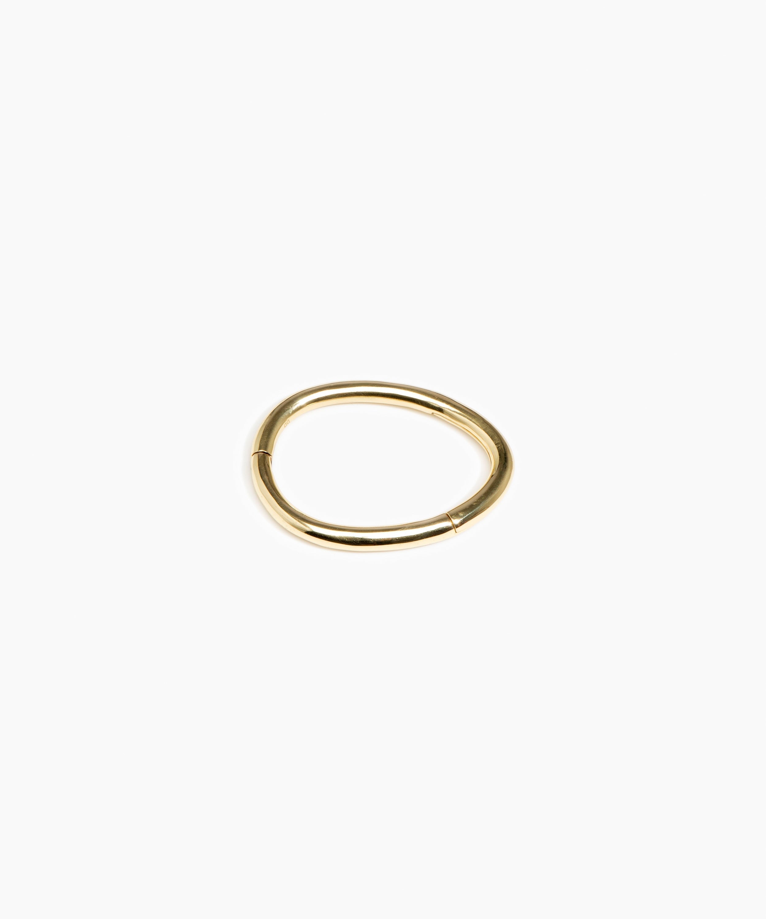 Dinosaur Designs Rock Cuff in Nano-Coated Brass Material.