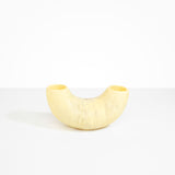Dinosaur Designs Medium Horn Vase Vases in Lemon color resin 