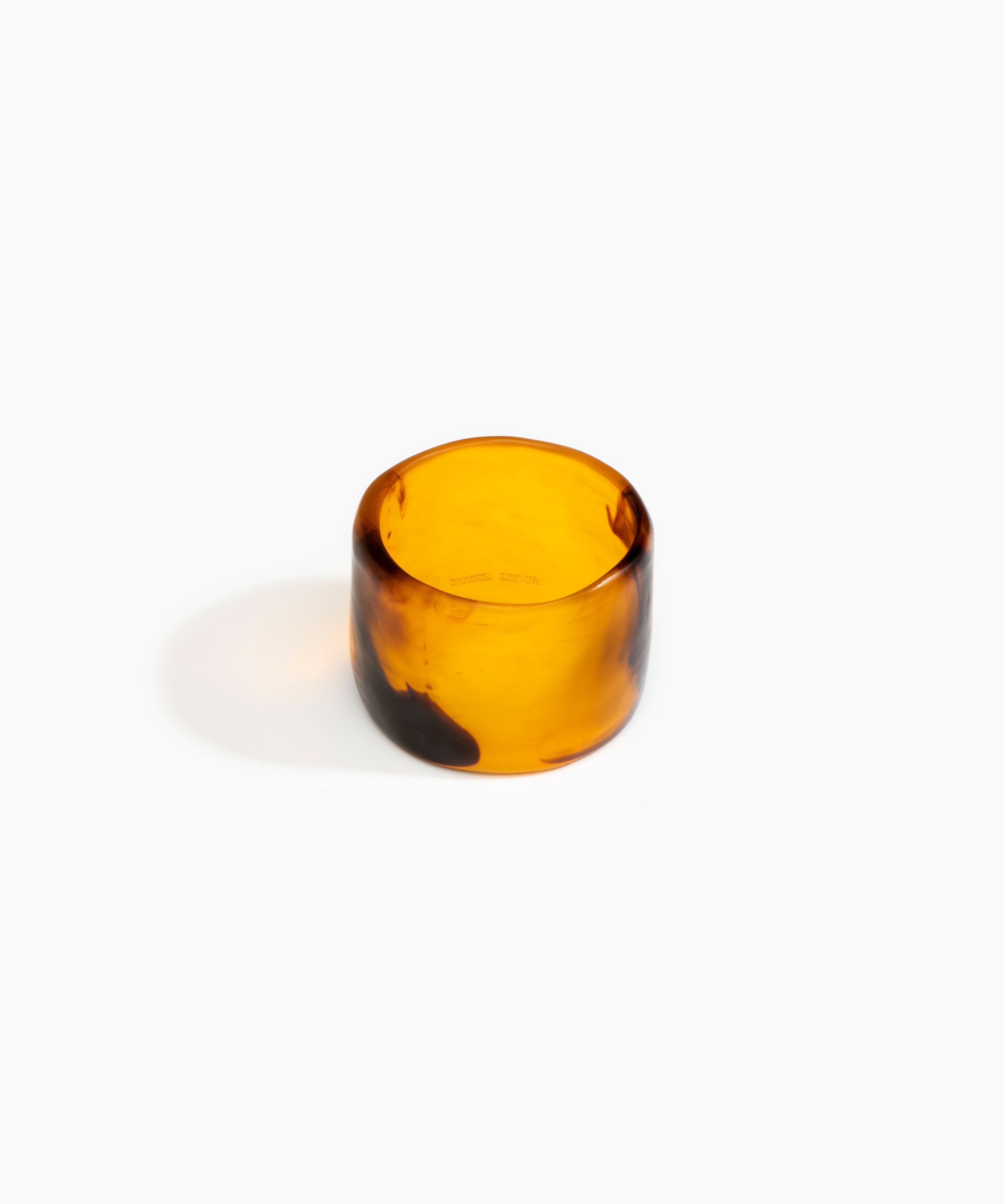 Dinosaur Designs Long Band Bangle in Tortoise Colour resin with Regular Fit.