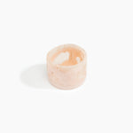 Dinosaur Designs Long Band Bangle in Rose Swirl Colour resin with Regular Fit.