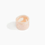 Dinosaur Designs Long Band Bangle in Rose Swirl Colour resin with Regular Fit