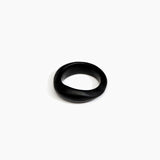 Dinosaur Designs Earth Bangle in Black Colour resin with Regular Fit.
