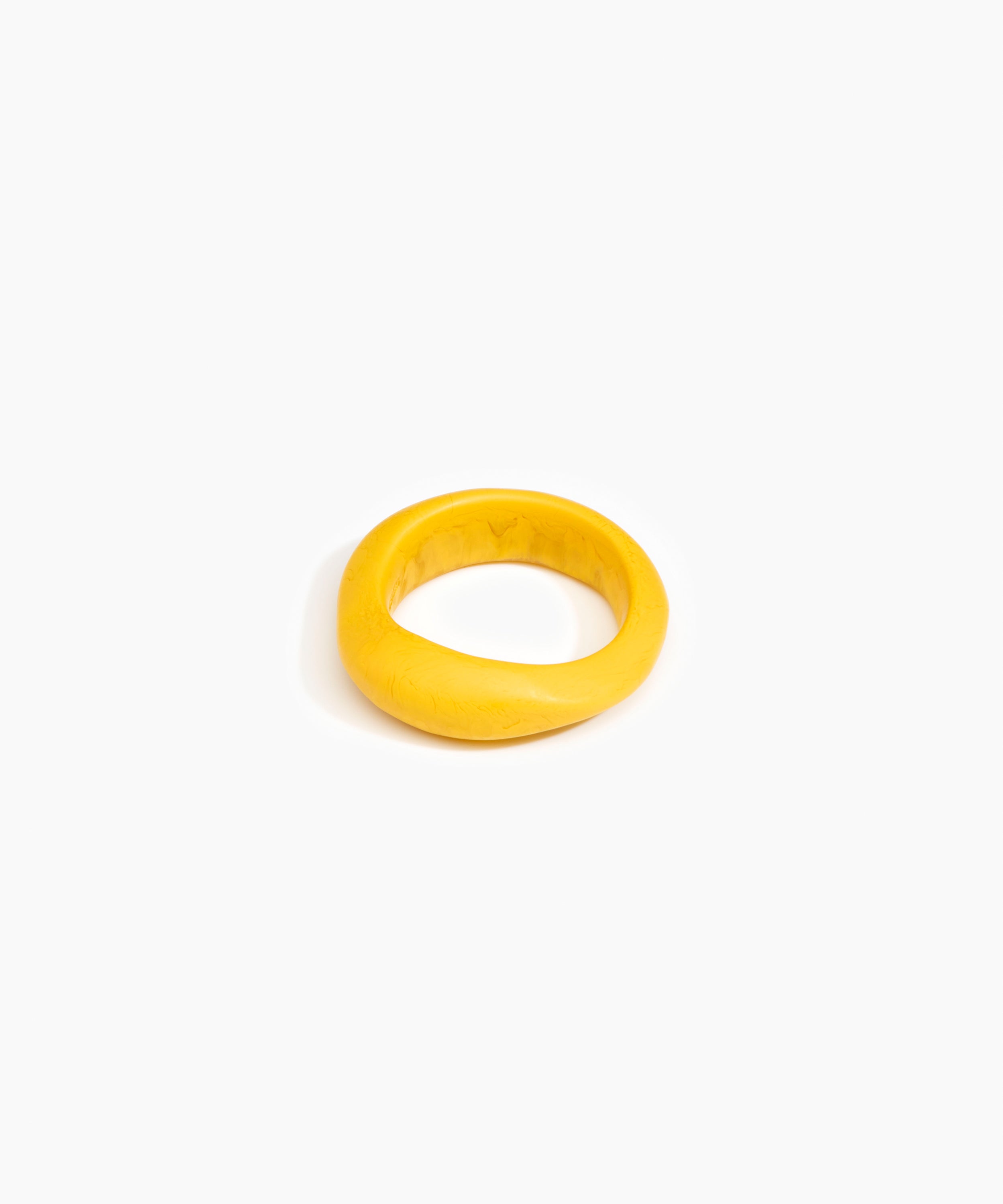 Dinosaur Designs Earth Bangle in Honeycomb Colour resin with Regular Fit..