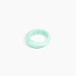 Dinosaur Designs Earth Bangle in Mint Colour resin with Regular Fit..