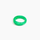 Dinosaur Designs Earth Bangle in Leaf Colour resin with Regular Fit.