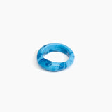Dinosaur Designs Earth Bangle in Sky Colour resin with Regular Fit.