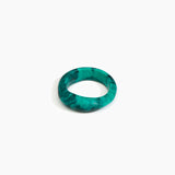 Dinosaur Designs Earth Bangle in Mineral Swirl Colour resin with Regular Fit.
