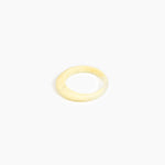 Dinosaur Designs Small Organic Bangle Bracelets in Lemon color resin with Regular Fit