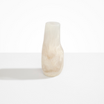 Dinosaur Designs Medium Studio Vase in Chalk Swirl Colour resin.