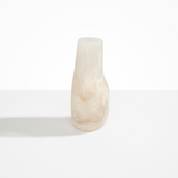 Dinosaur Designs Medium Studio Vase in Chalk Swirl Colour resin.