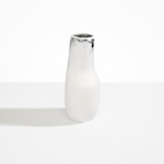 Dinosaur Designs Medium Studio Vase in White Marble Colour resin.