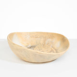 Dinosaur Designs Large Flow Bowl in Sandy Pearl Colour resin.