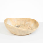 Dinosaur Designs Large Flow Bowl in Sandy Pearl Colour resin..