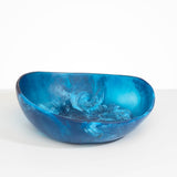 Dinosaur Designs Large Flow Bowl in Sky Colour resin.