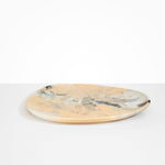 Dinosaur Designs Large Pebble Platter in Sandy Pearl Colour resin
