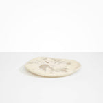 Dinosaur Designs Pebble Plate in Chalk Swirl Colour resin.