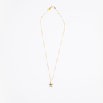 LO Collections Small Daisy Pendant in Nano-Coated Brass Material.