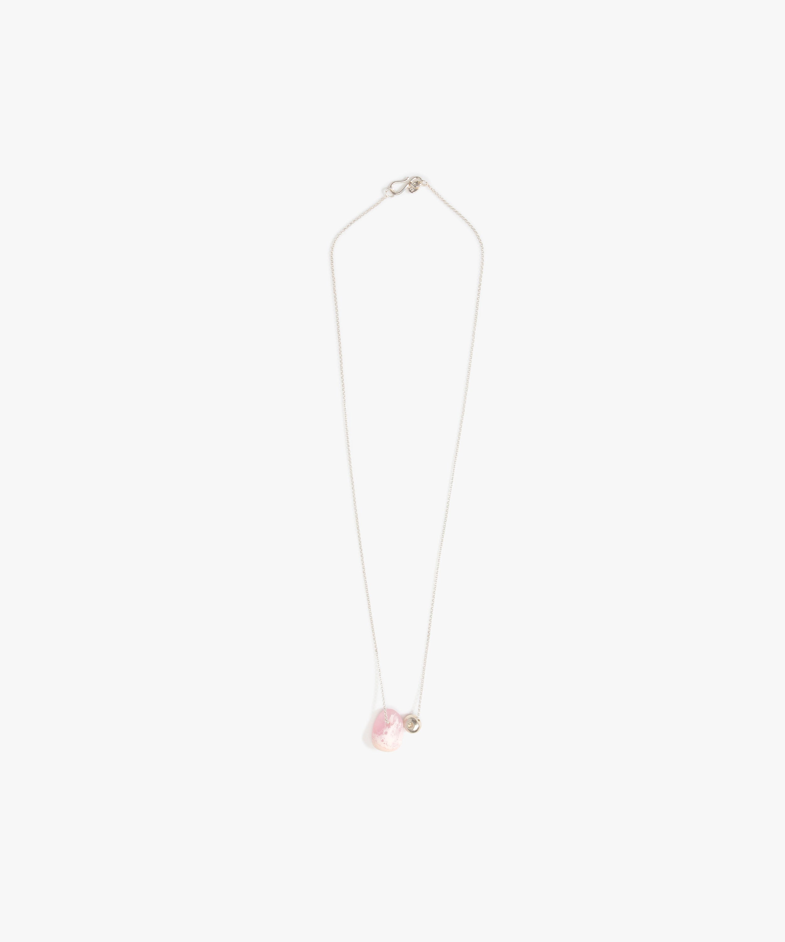 Dinosaur Designs Joie De Vivre Pendant in Shell Pink Colour resin with 925 Sterling Silver Material.