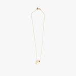 Dinosaur Designs Joie De Vivre Pendant in Cream Colour resin with Gold-Filled Material.