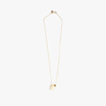 Dinosaur Designs Joie De Vivre Pendant Necklaces in Cream Colour resin with Gold-Filled Material