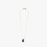 Dinosaur Designs Joie De Vivre Pendant Necklaces in Black Marble Colour resin with Gold-Filled Material