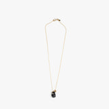 Dinosaur Designs Joie De Vivre Pendant in Black Marble Colour resin with Gold-Filled Material.