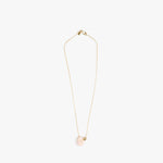 Dinosaur Designs Joie De Vivre Pendant in Rose Swirl Colour resin with Gold-Filled Material.