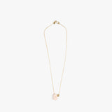 Dinosaur Designs Joie De Vivre Pendant Necklaces in Rose Swirl Colour resin with Gold-Filled Material