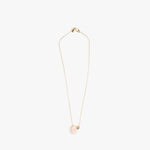 Dinosaur Designs Joie De Vivre Pendant Necklaces in Rose Swirl Colour resin with Gold-Filled Material