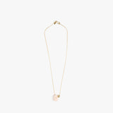 Dinosaur Designs Joie De Vivre Pendant Necklaces in Rose Swirl Colour resin with Gold-Filled Material