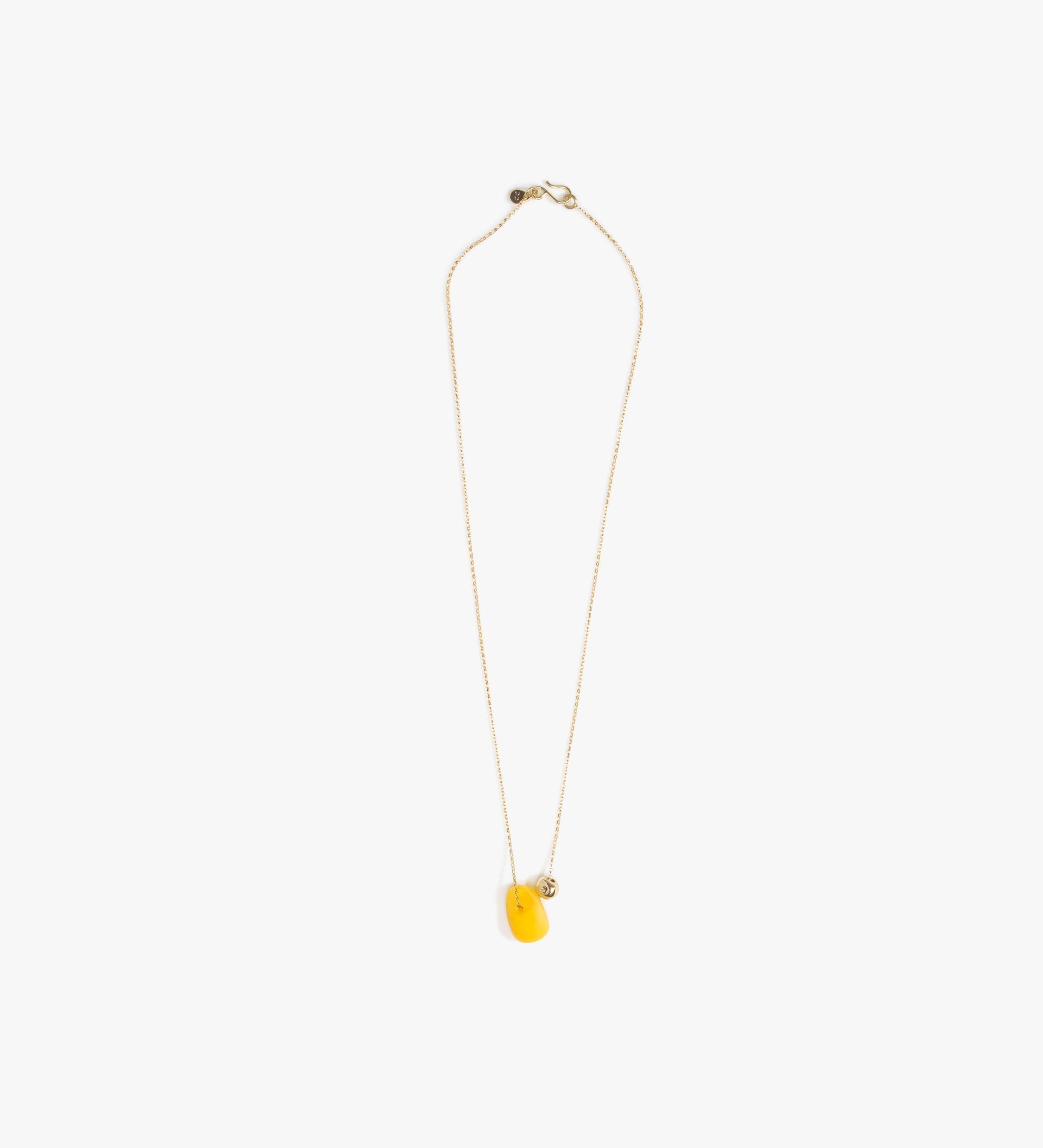 Dinosaur Designs Joie De Vivre Pendant Necklaces in Honeycomb Colour resin with Gold-Filled Material