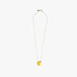 Dinosaur Designs Joie De Vivre Pendant Necklaces in Honeycomb Colour resin with Gold-Filled Material