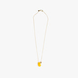 Dinosaur Designs Joie De Vivre Pendant Necklaces in Honeycomb Colour resin with Gold-Filled Material