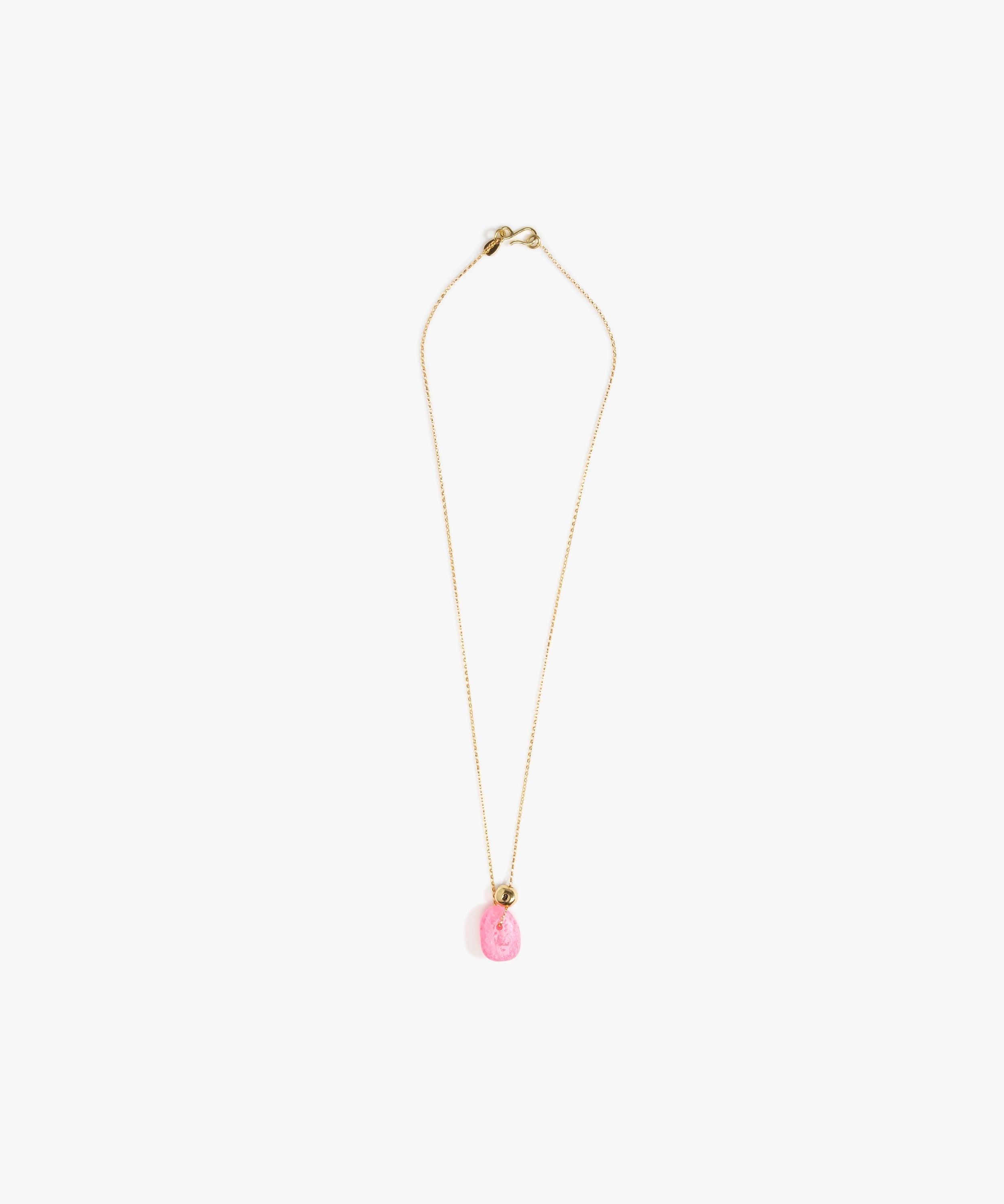 Dinosaur Designs Joie De Vivre Pendant in Parakeet Colour resin with Gold-Filled Material