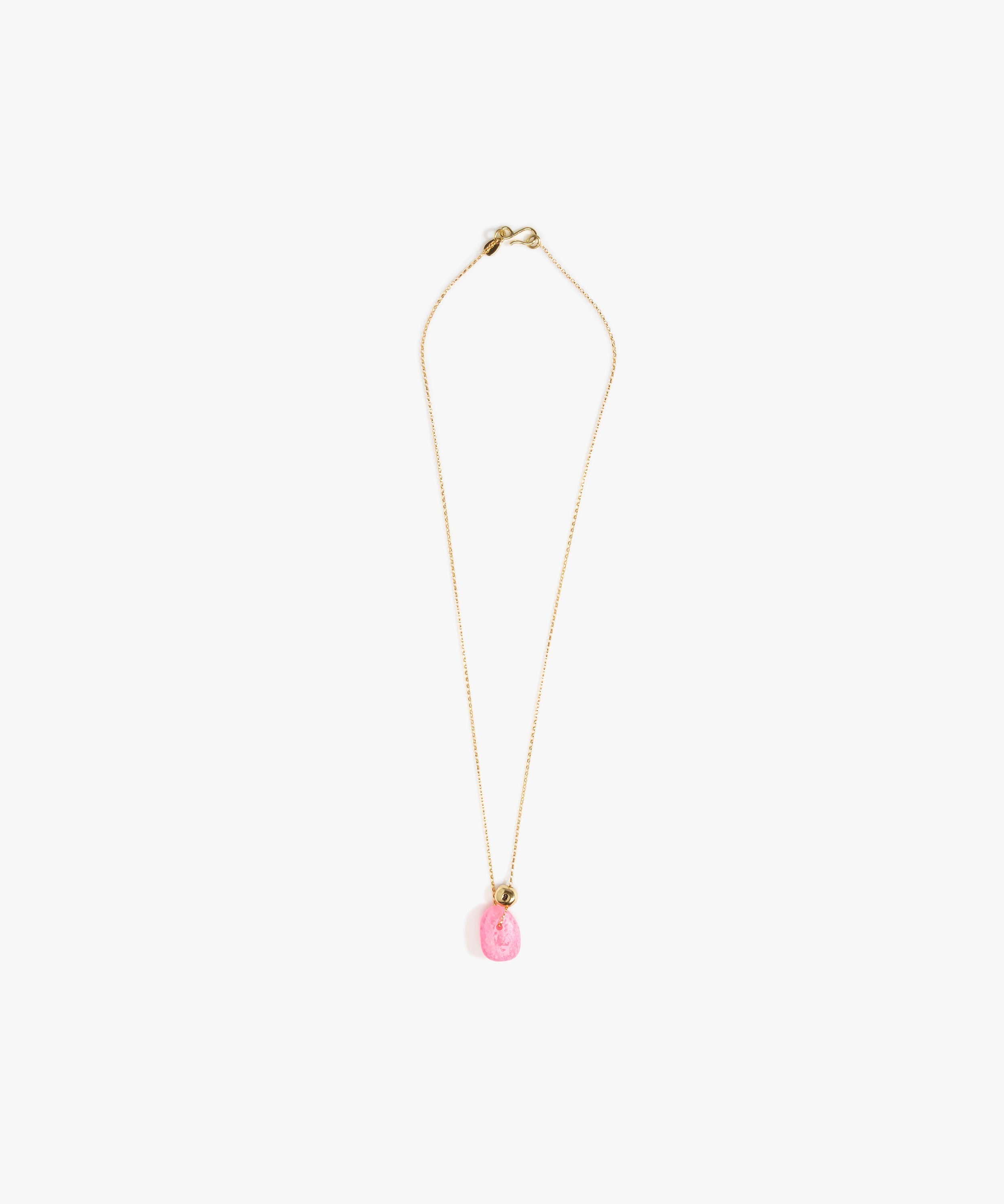 Dinosaur Designs Joie De Vivre Pendant in Parakeet Colour resin with Gold-Filled Material.
