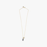 Dinosaur Designs Joie De Vivre Pendant in White Marble Colour resin with Gold-Filled Material.