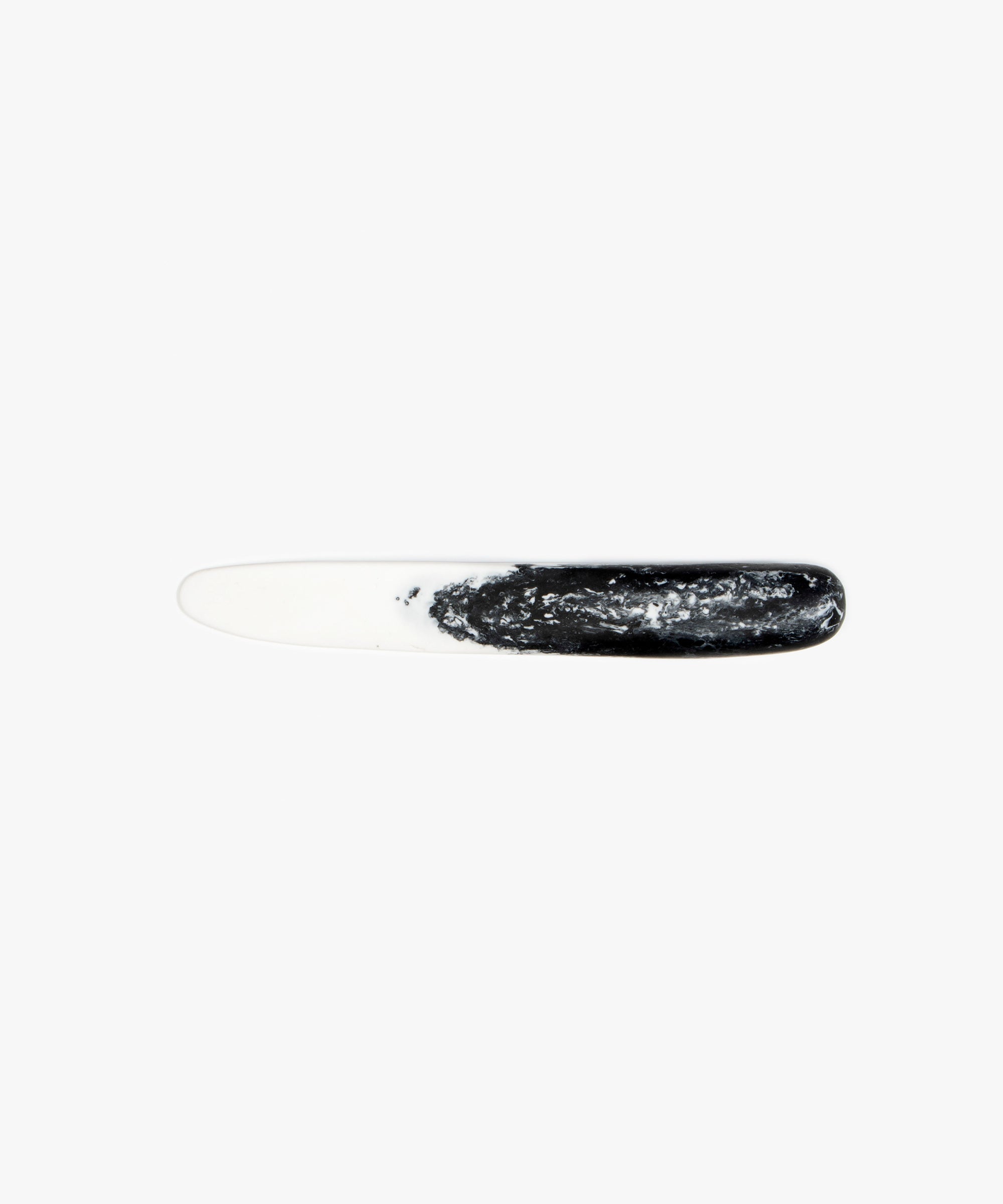 Dinosaur Designs Stone Cheese Knife in White Marble Colour resin