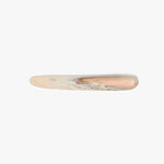 Dinosaur Designs Stone Cheese Knife in Sandy Pearl Colour resin