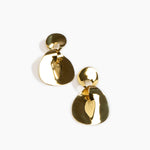 LO Collections Infinity Drop Earrings in Nano-Coated Brass Material....