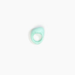 Dinosaur Designs Pebble Ring in Mint Colour resin with Regular Fit.