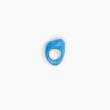 Dinosaur Designs Pebble Ring in Sky Colour resin with Regular Fit.