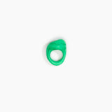 Dinosaur Designs Pebble Ring in Leaf Colour resin with Regular Fit