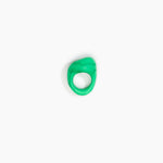Dinosaur Designs Pebble Ring in Leaf Colour resin with Regular Fit.