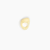 Dinosaur Designs Pebble Ring in Lemon Colour resin with Regular Fit