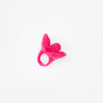 Dinosaur Designs Orchid Ring Rings in Flamingo color resin with Regular Fit